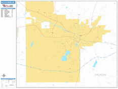 Battle Creek Digital Map Basic Style